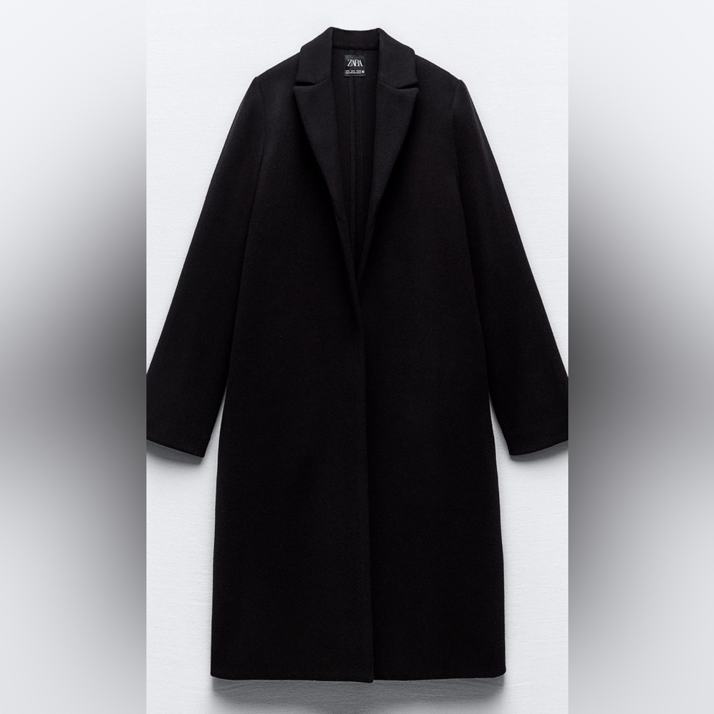 Zara Felt Texture Coat